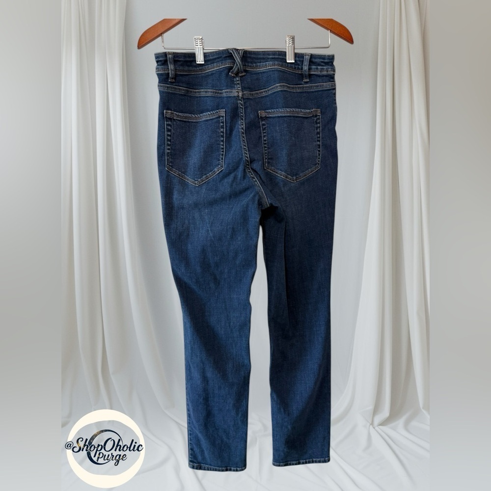 Nine West Blue jeans Bootcut Stretch Jeans Size 0 Dark Wash comfortable - Picture 2 of 12